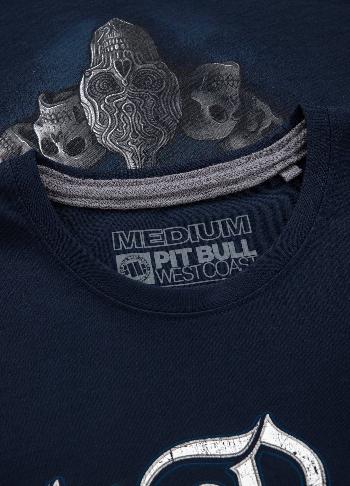 MAN T-S SKULL DOG 18 DARK NAVY