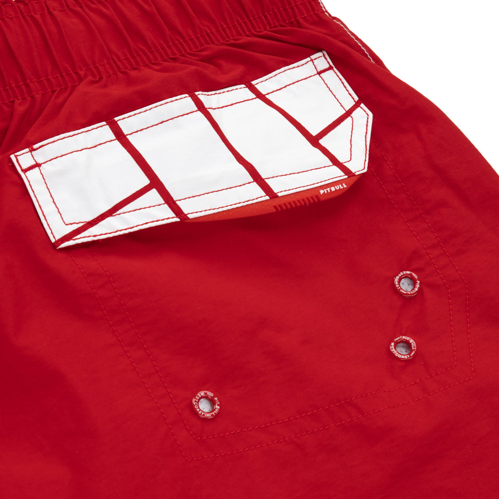 Pitbull SWIMMING SHORTS BARK Red