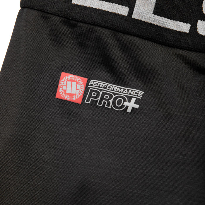 Pitbull MENS PERFORMANCE LEGGINGS CHARCOAL MELANGE/BLACK