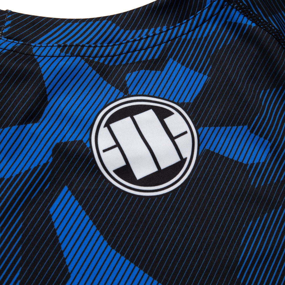 Pitbull T-S RASH DILLARD CAMO BLUE
