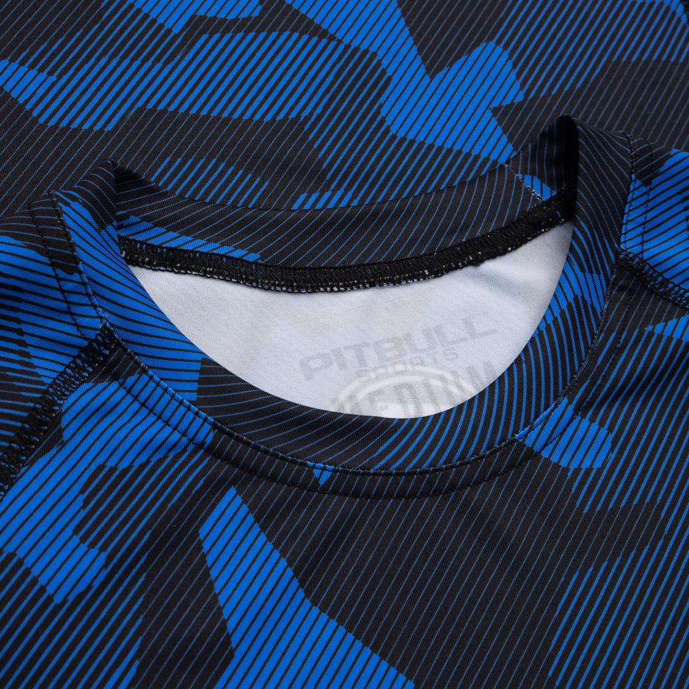 Pitbull T-S RASH DILLARD CAMO BLUE