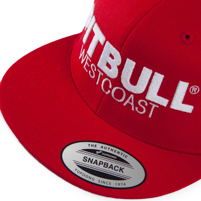 Pitbull Snapback Flat TNT Red