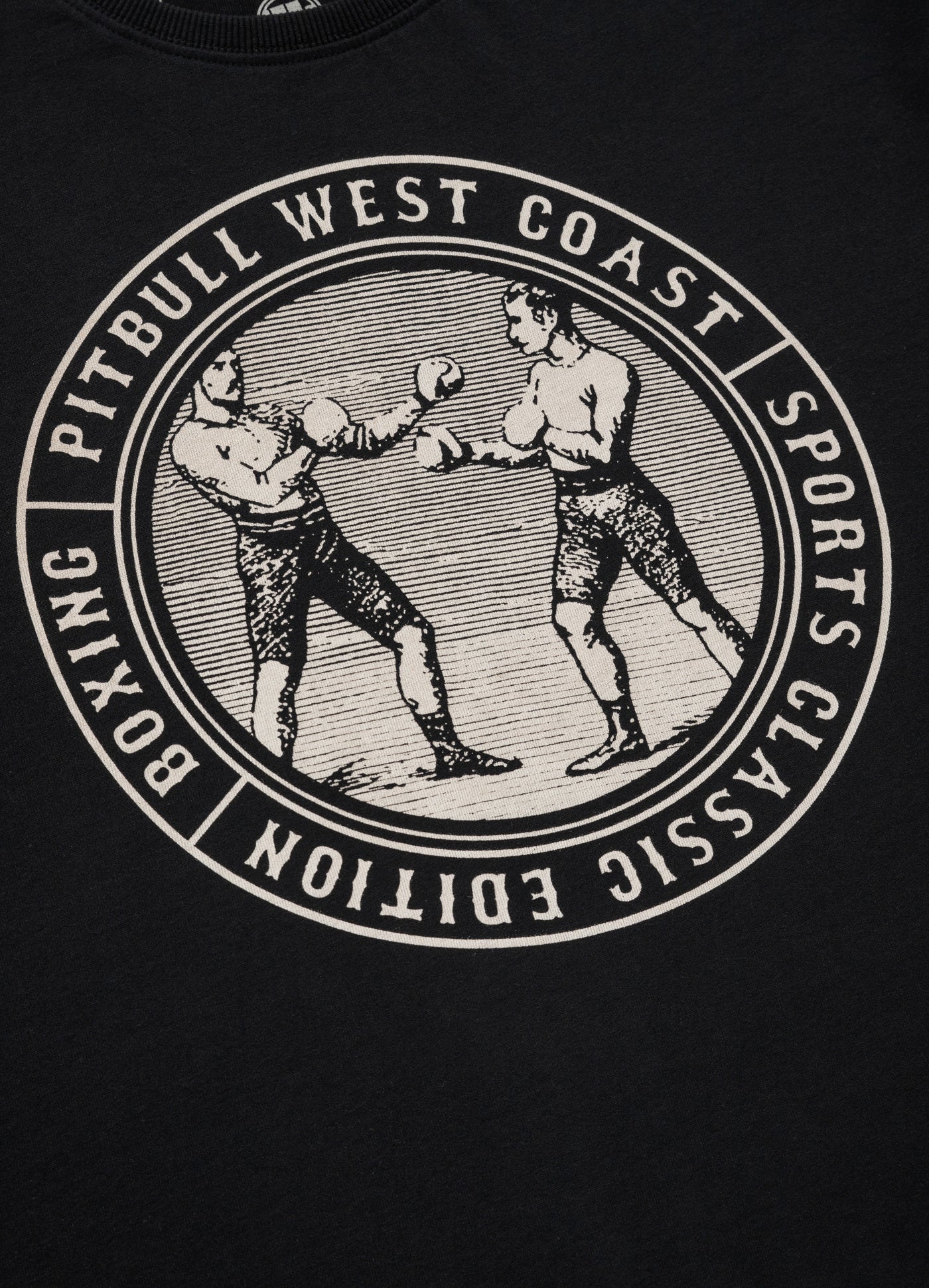 T-SHIRT VINTAGE BOXING 210 BLACK