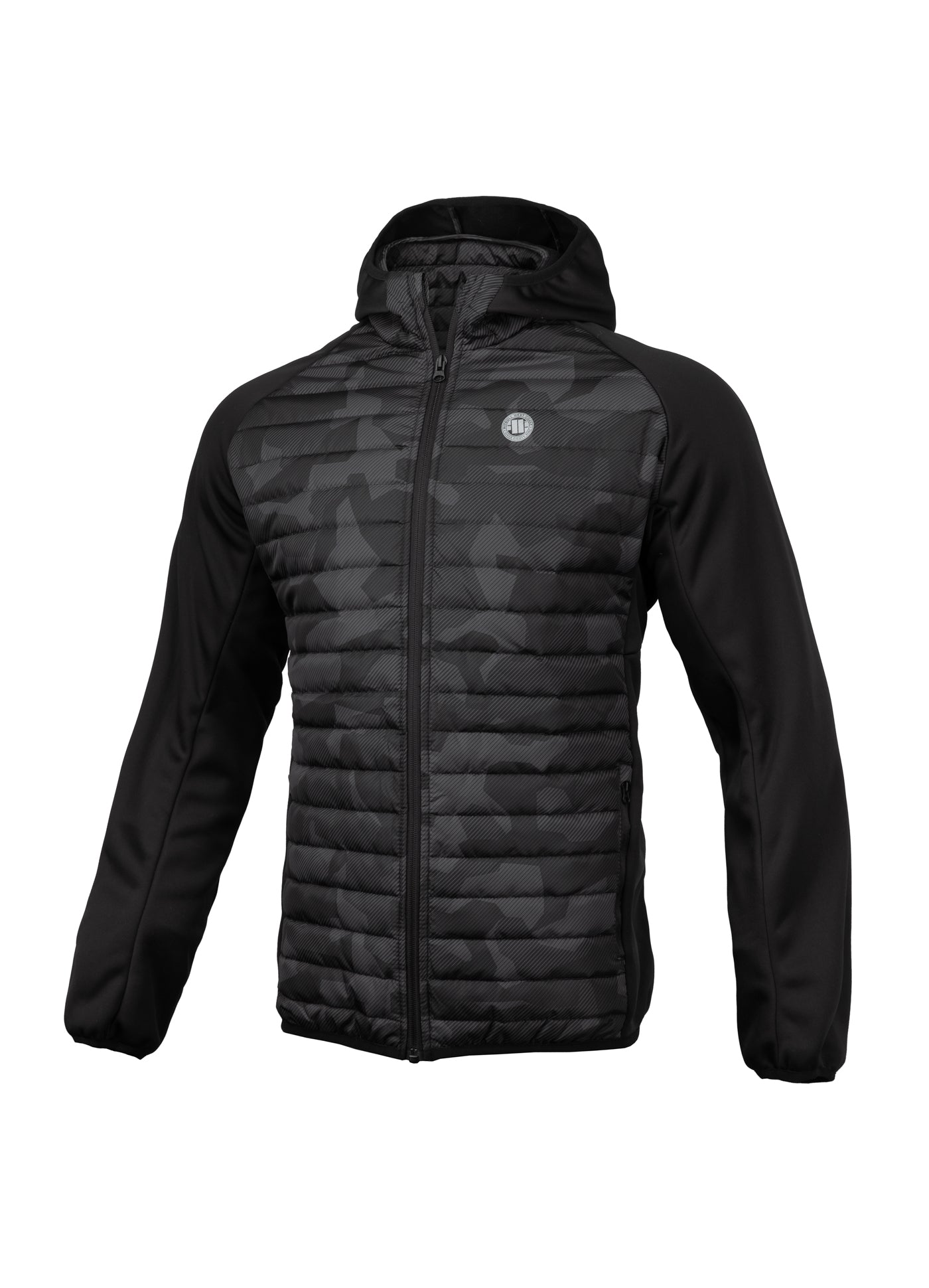 Pitbull Sport Hybrid Hooded Jacket DILLARD Black