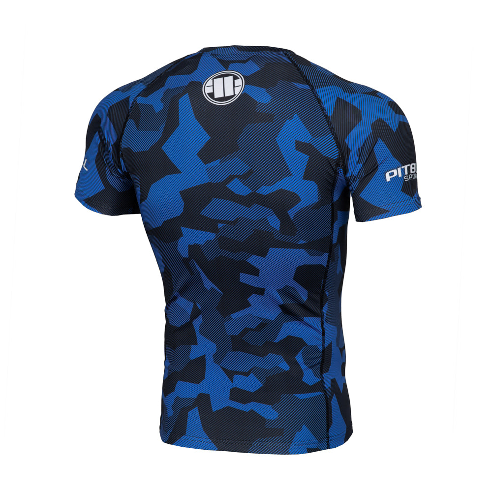 Pitbull T-S RASH DILLARD CAMO BLUE