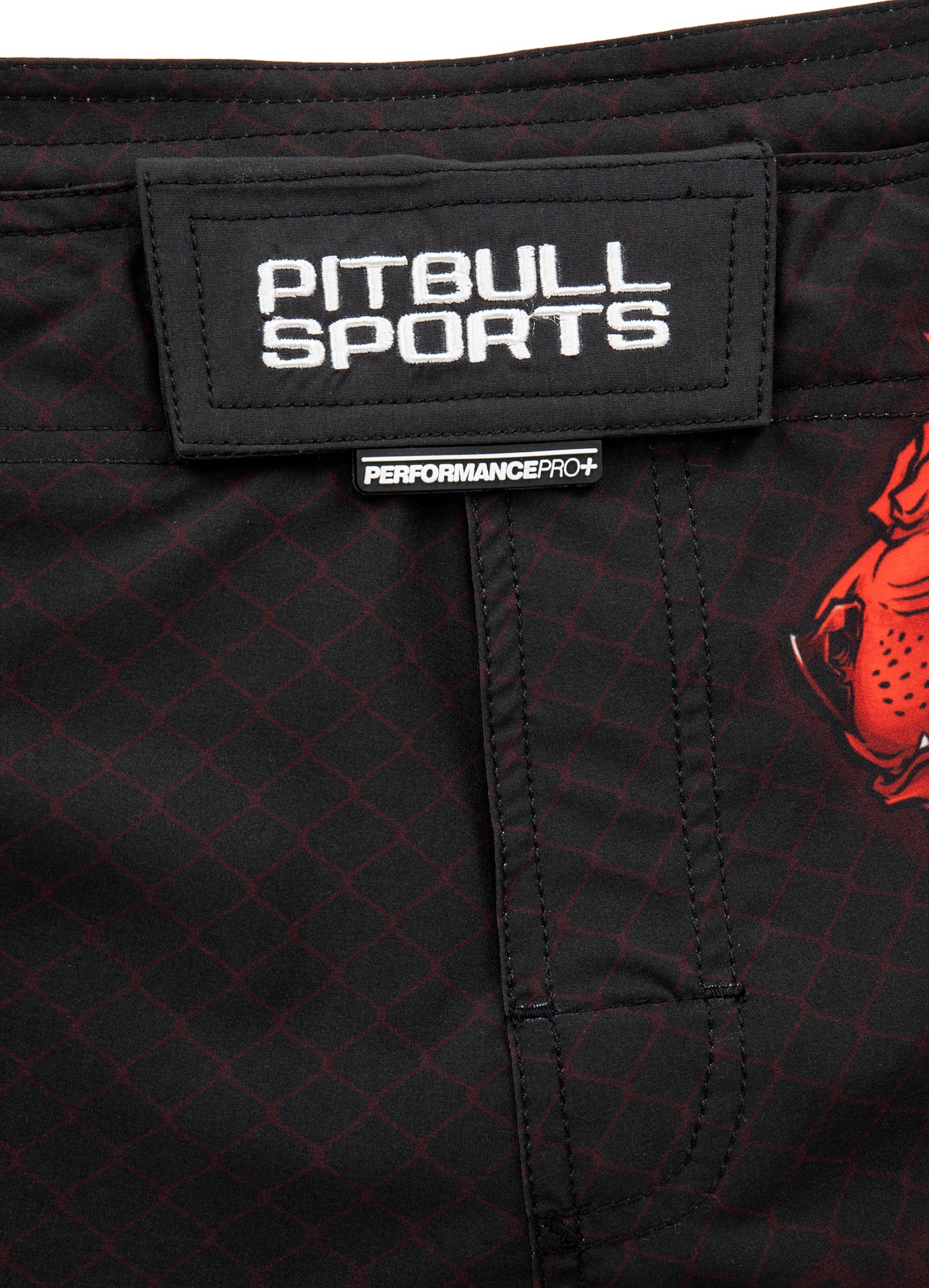 Pitbull MENS PERFORMANCE GRAPPLING SHORTS FIGHT CLUB