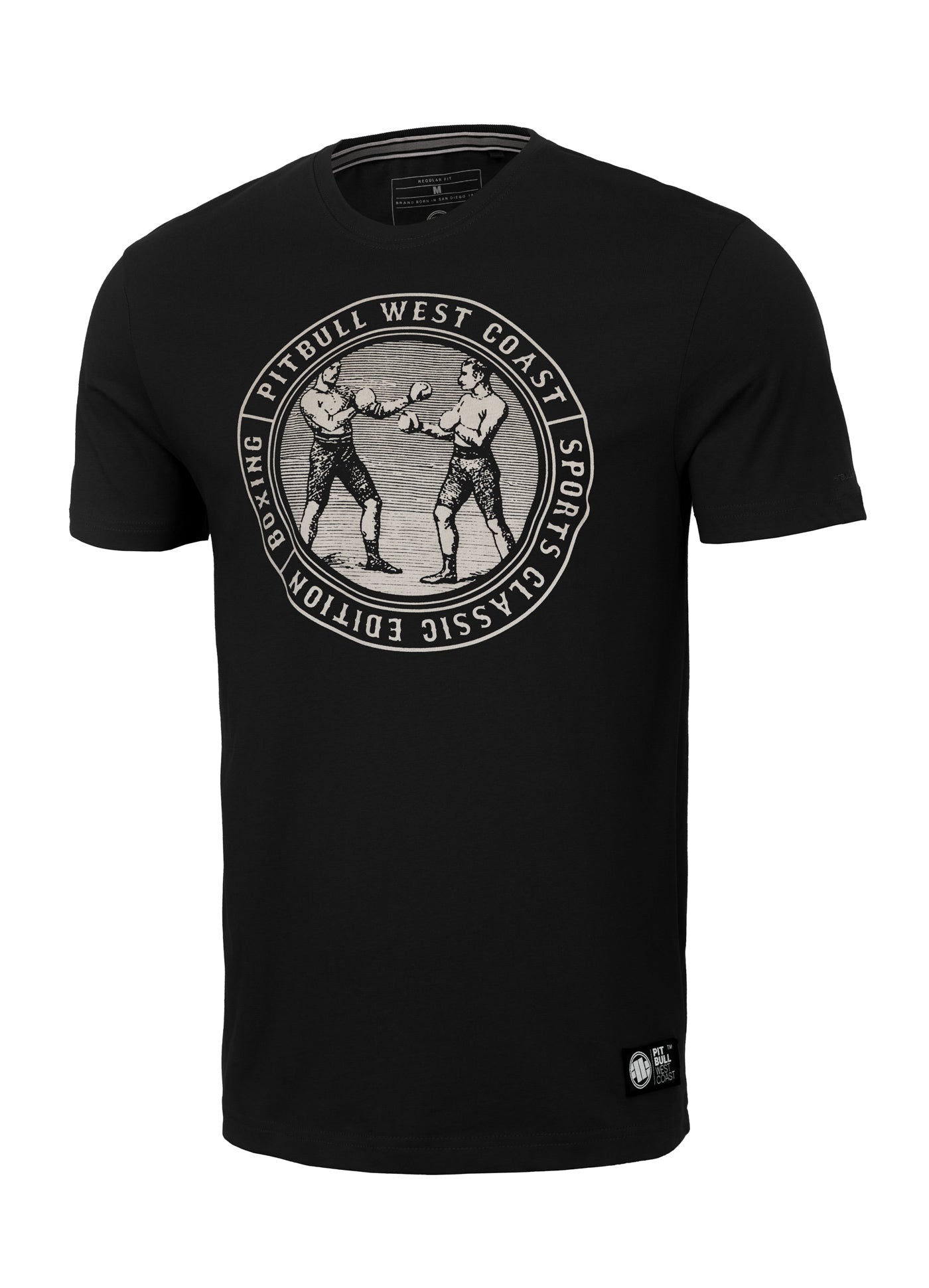 T-SHIRT VINTAGE BOXING 210 BLACK
