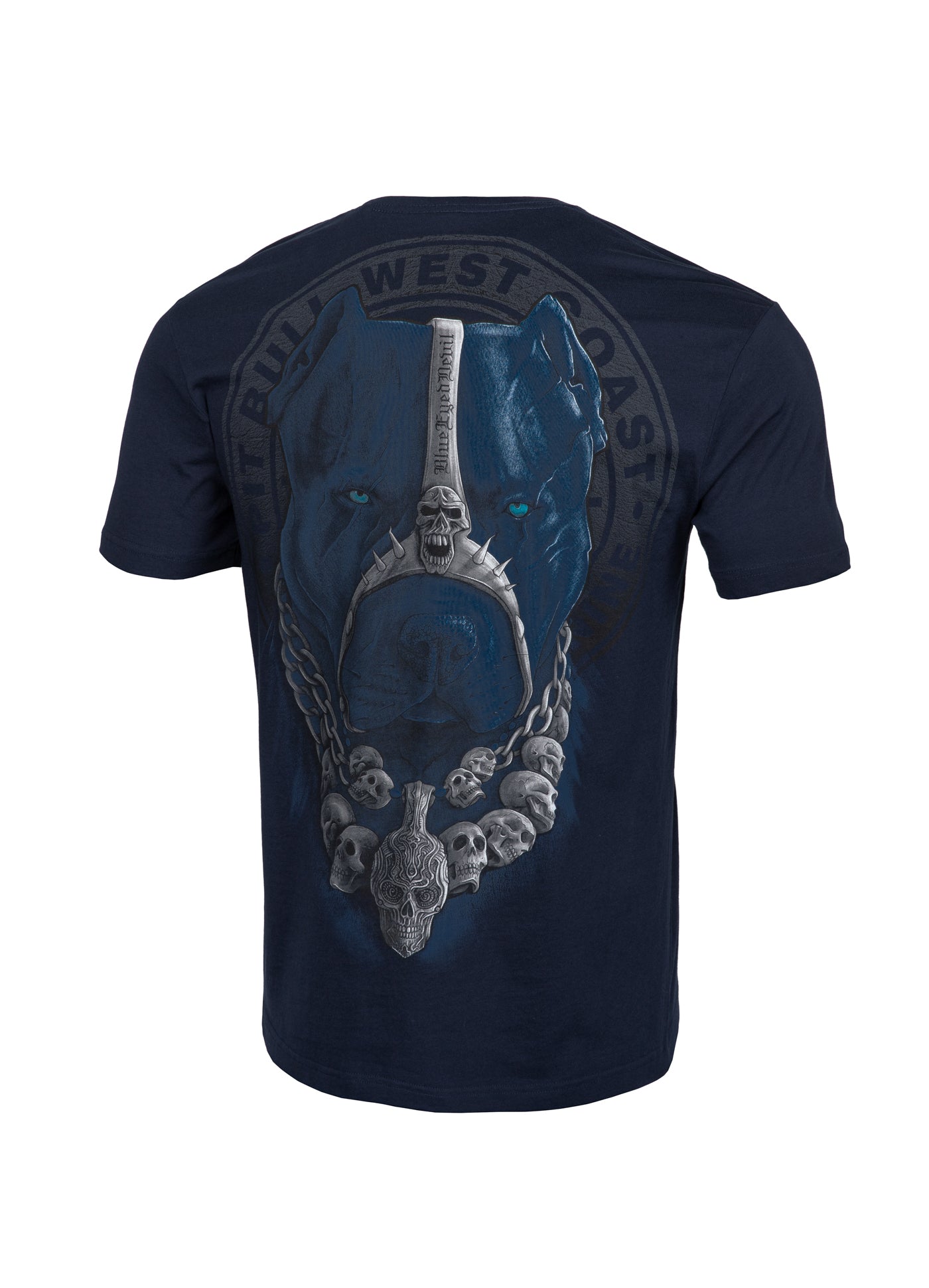 MAN T-S SKULL DOG 18 DARK NAVY