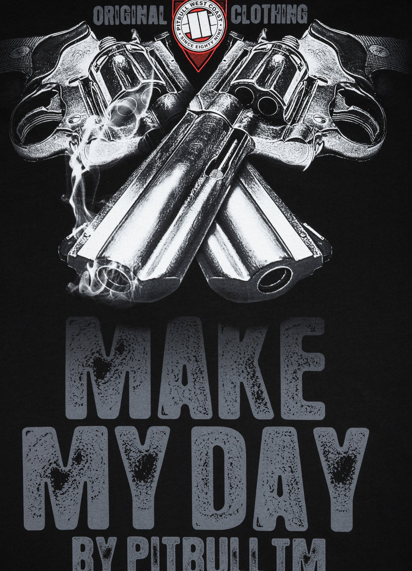 T-SHIRT MAKE MY DAY BLACK