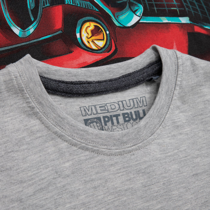Pitbull T-SHIRT CITY OF DOGS 2019 GREY MELANGE