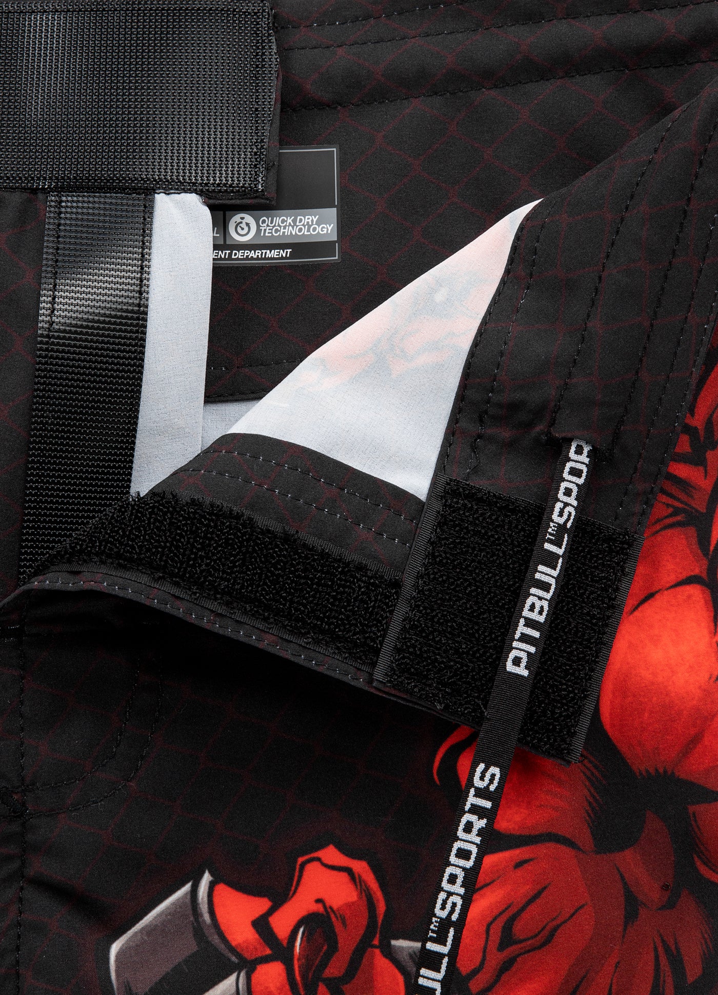 Pitbull MENS PERFORMANCE GRAPPLING SHORTS FIGHT CLUB