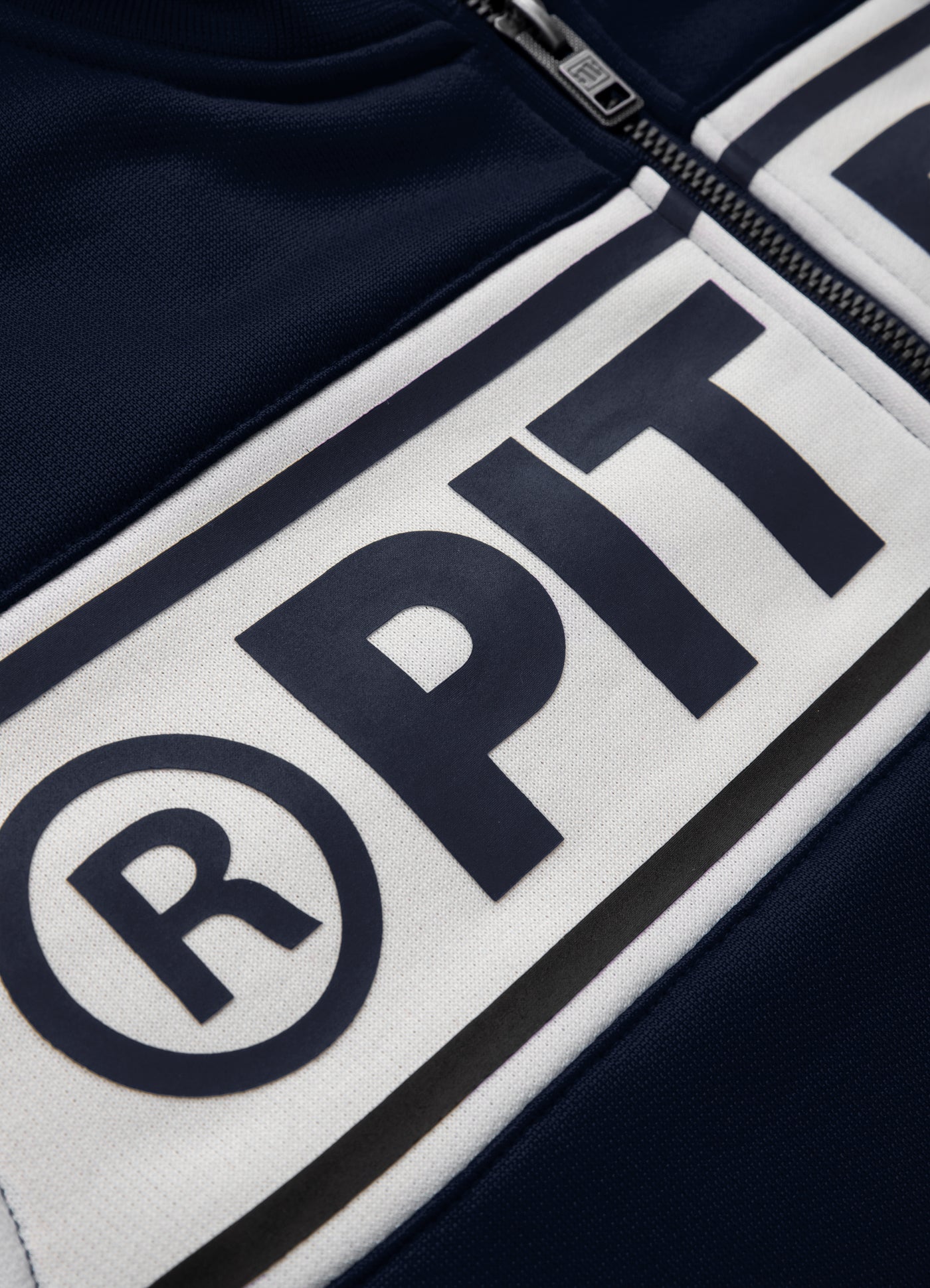 Pitbull OLDSCHOOL JACKET CHEST LOGO D.NAVY/OFF WHITE