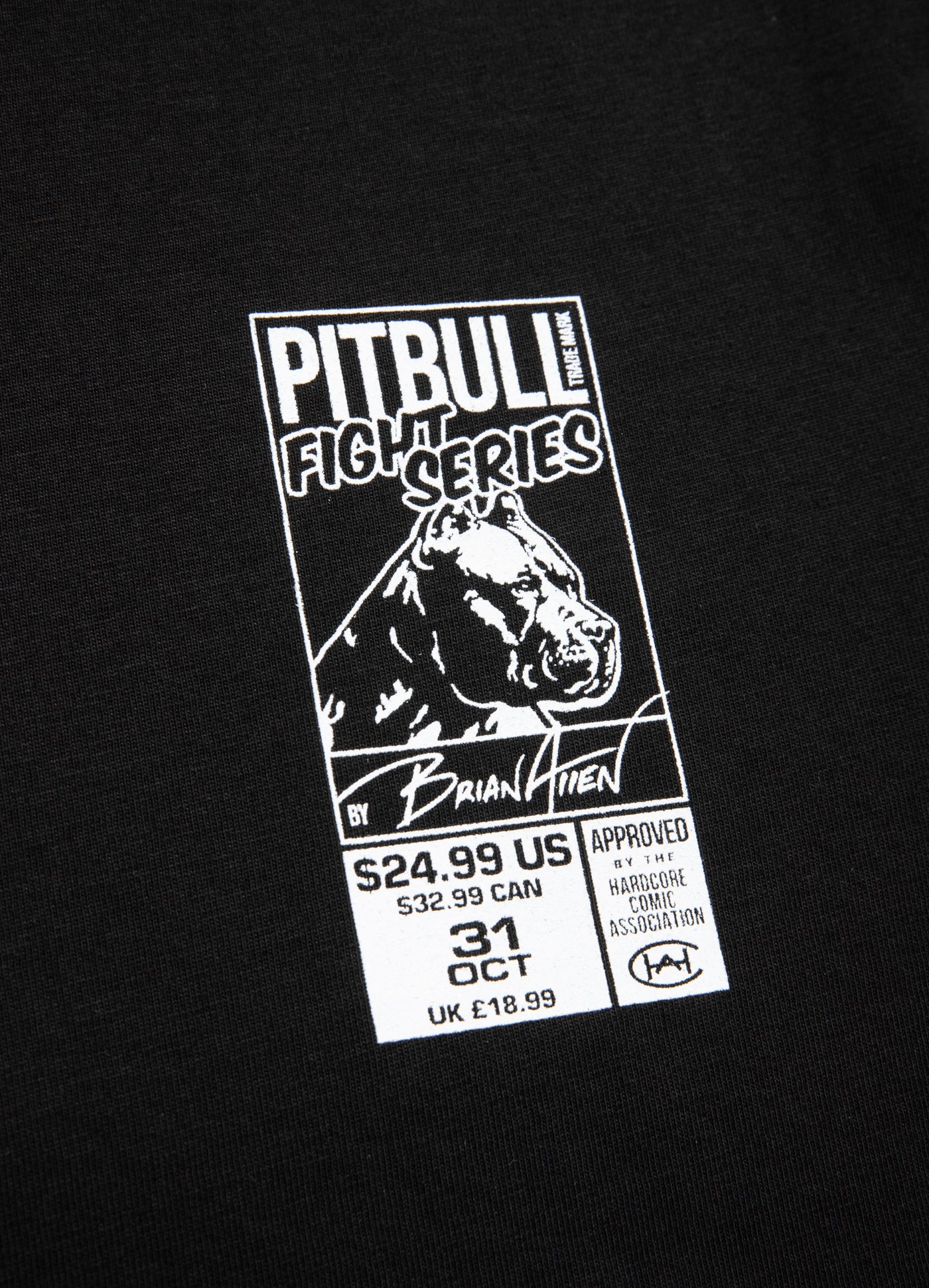 Pitbull T-SHIRT MASTER OF BJJ BLACK