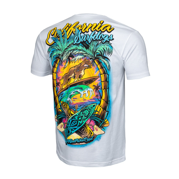 Pitbull T-SHIRT SURFDOG WHITE