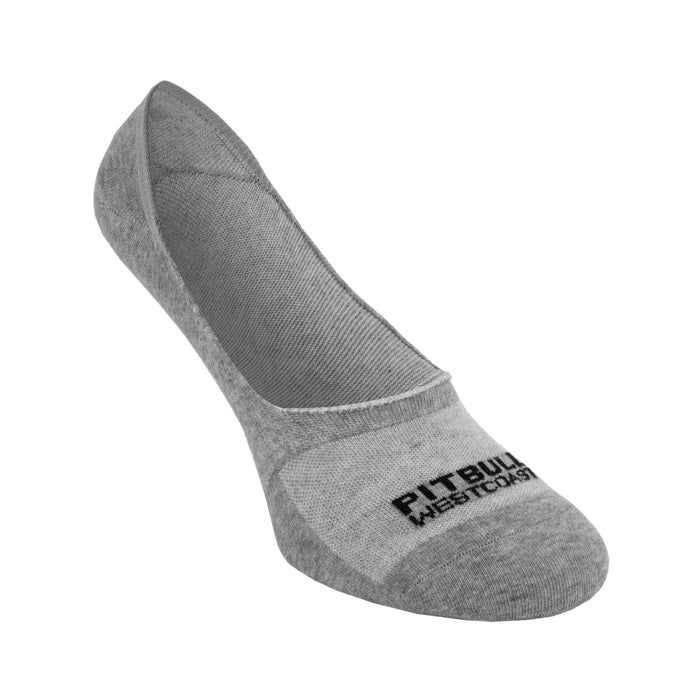 Pitbull Socks NoShow Thin 3 Pairs Grey M. 43/46