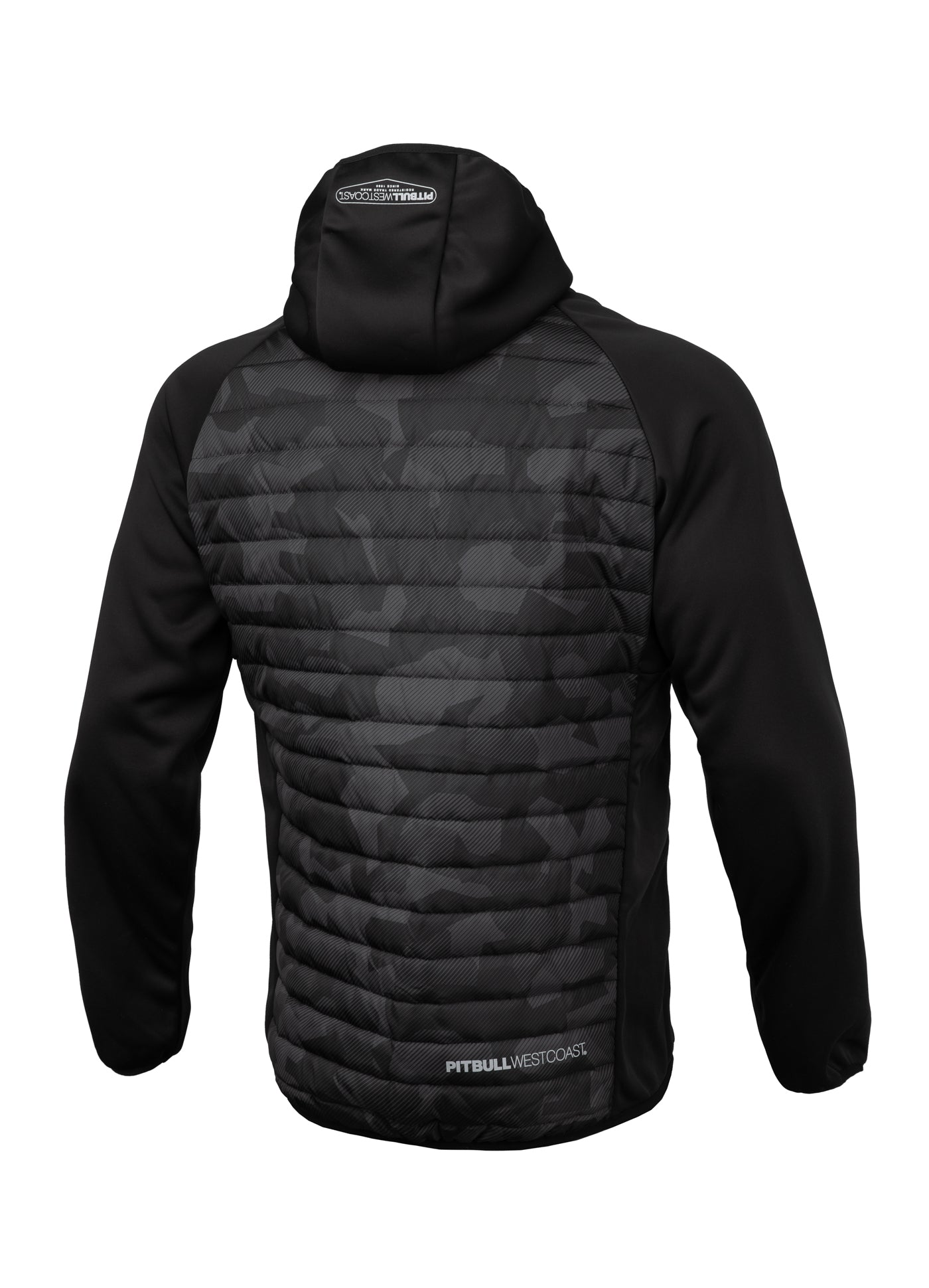 Pitbull Sport Hybrid Hooded Jacket DILLARD Black