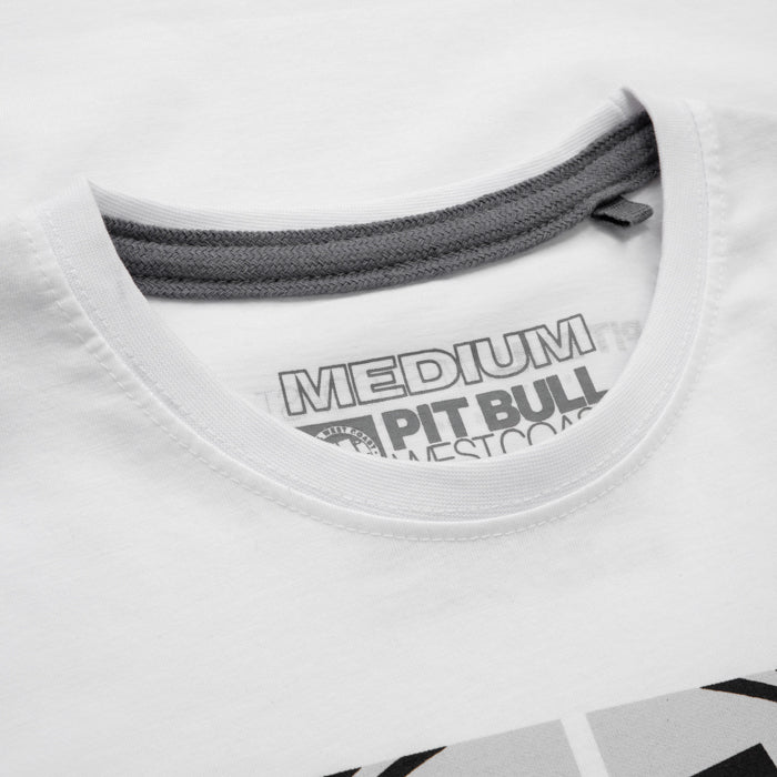 Pitbull T-SHIRT CHECK WHITE