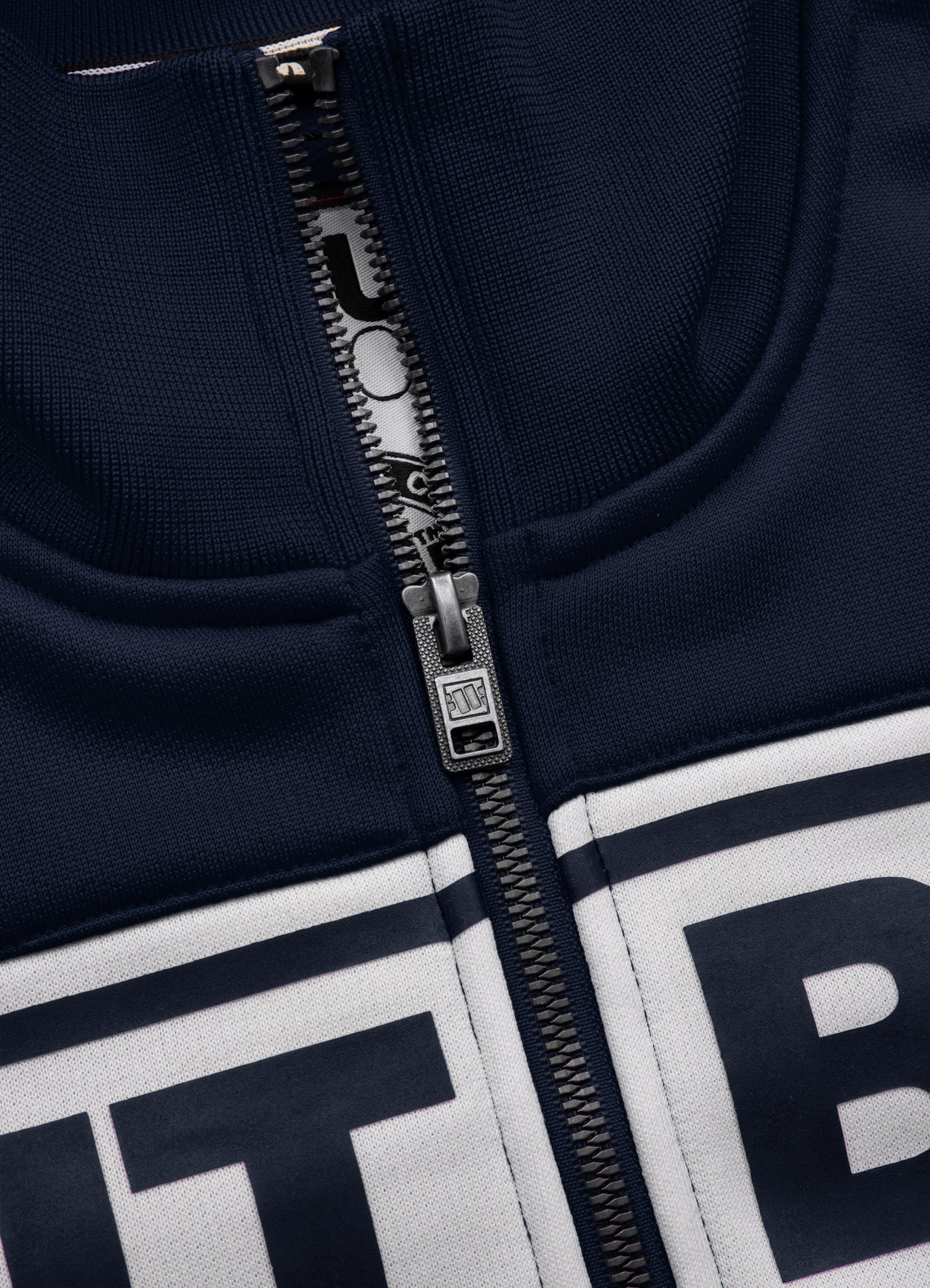 Pitbull OLDSCHOOL JACKET CHEST LOGO D.NAVY/OFF WHITE