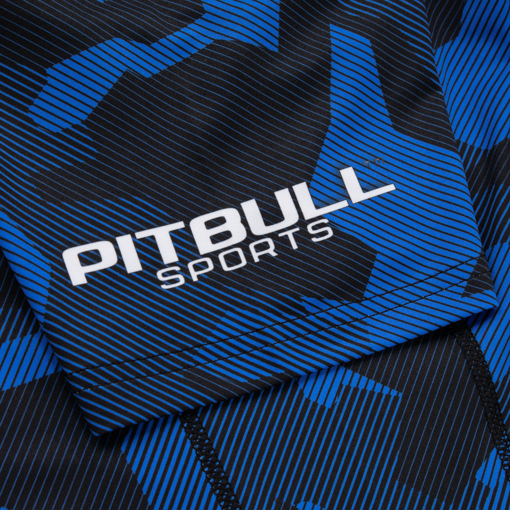 Pitbull T-S RASH DILLARD CAMO BLUE
