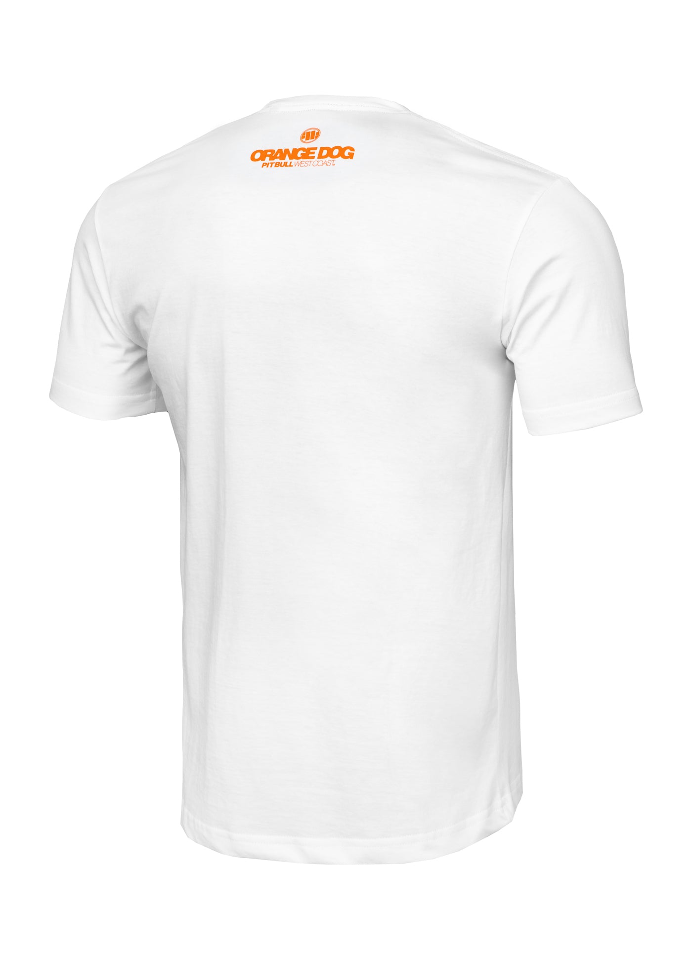 Pitbull T-SHIRT ORANGE DOG WHITE 2020