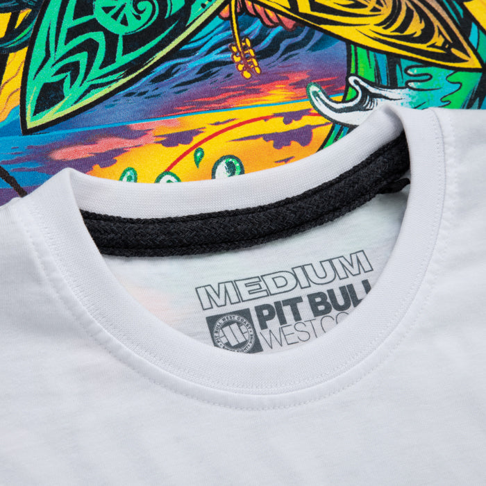 Pitbull T-SHIRT SURFDOG WHITE