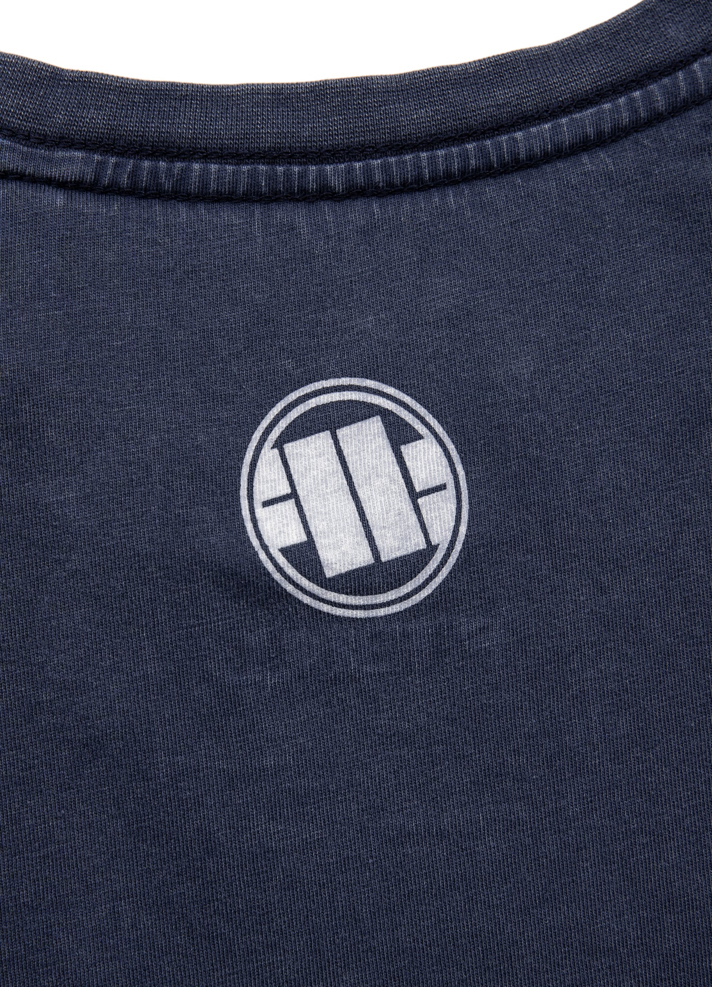 Pitbull T-SHIRT DENIM WASHED SHAMROCK NAVY DENIM