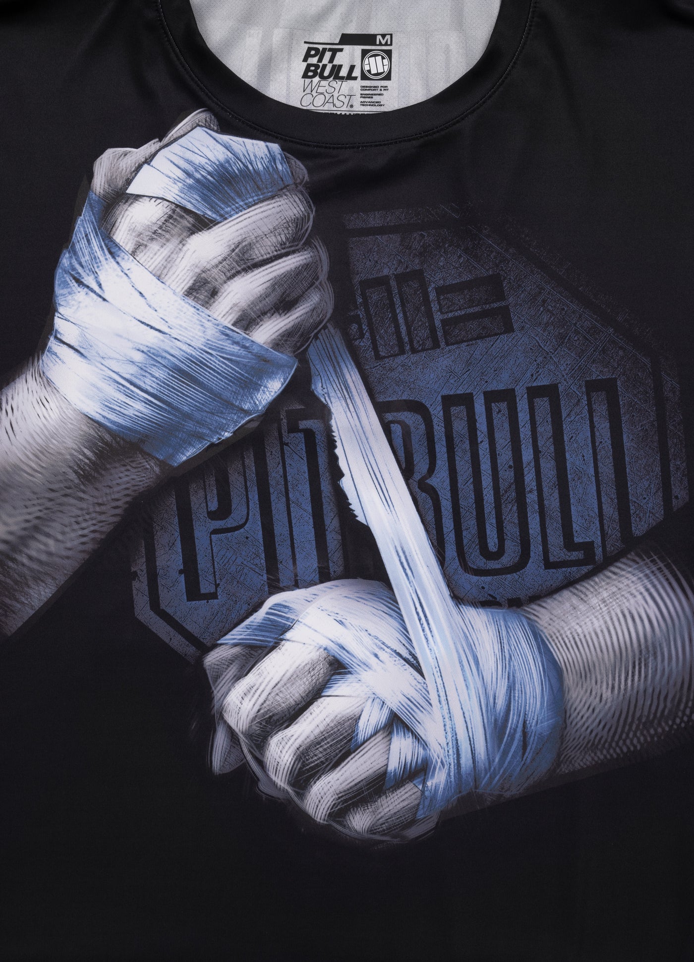 MENS PERFORMANCE MESH FIGHT DIVISION BLACK