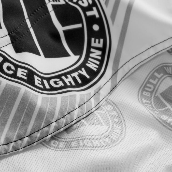 Pitbull GRAPPLING SHORTS 202 PLAYER ONE WHITE