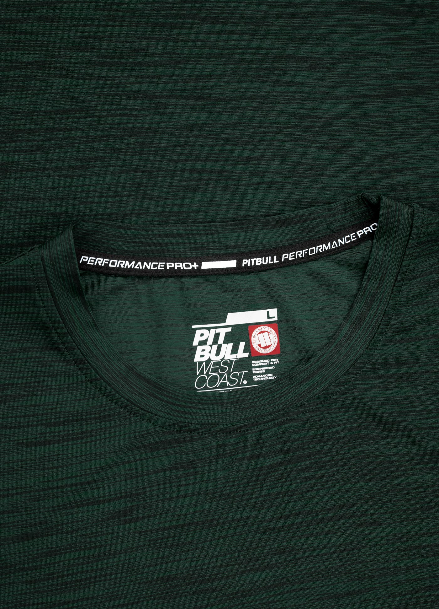 Pitbull T-SHIRT CASUAL SPORT HILLTOP GREEN MELANGE