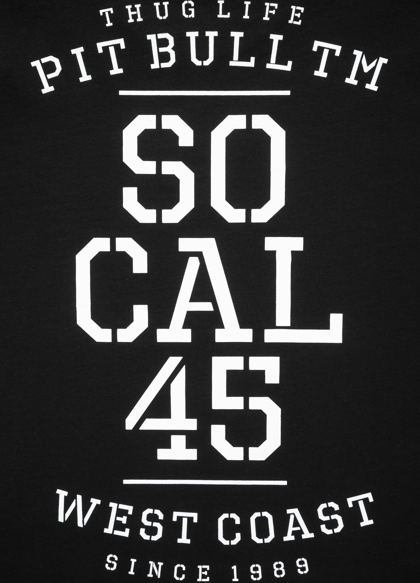 MAN T-S SO CAL 45 BLACK