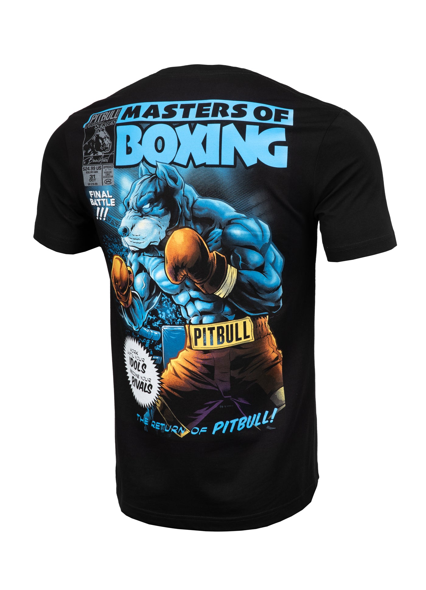 Pitbull T-SHIRT MASTER OF BOXING BLACK