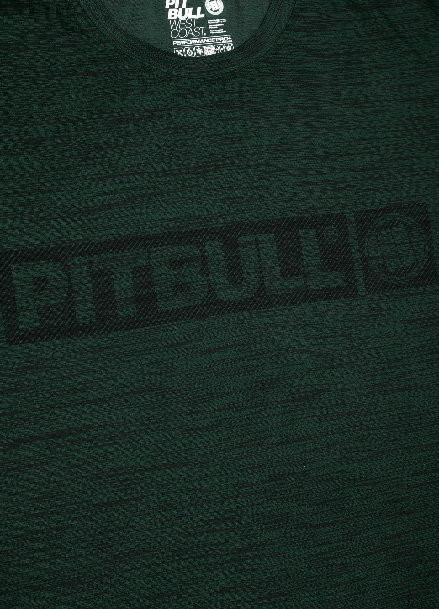 Pitbull T-SHIRT CASUAL SPORT HILLTOP GREEN MELANGE