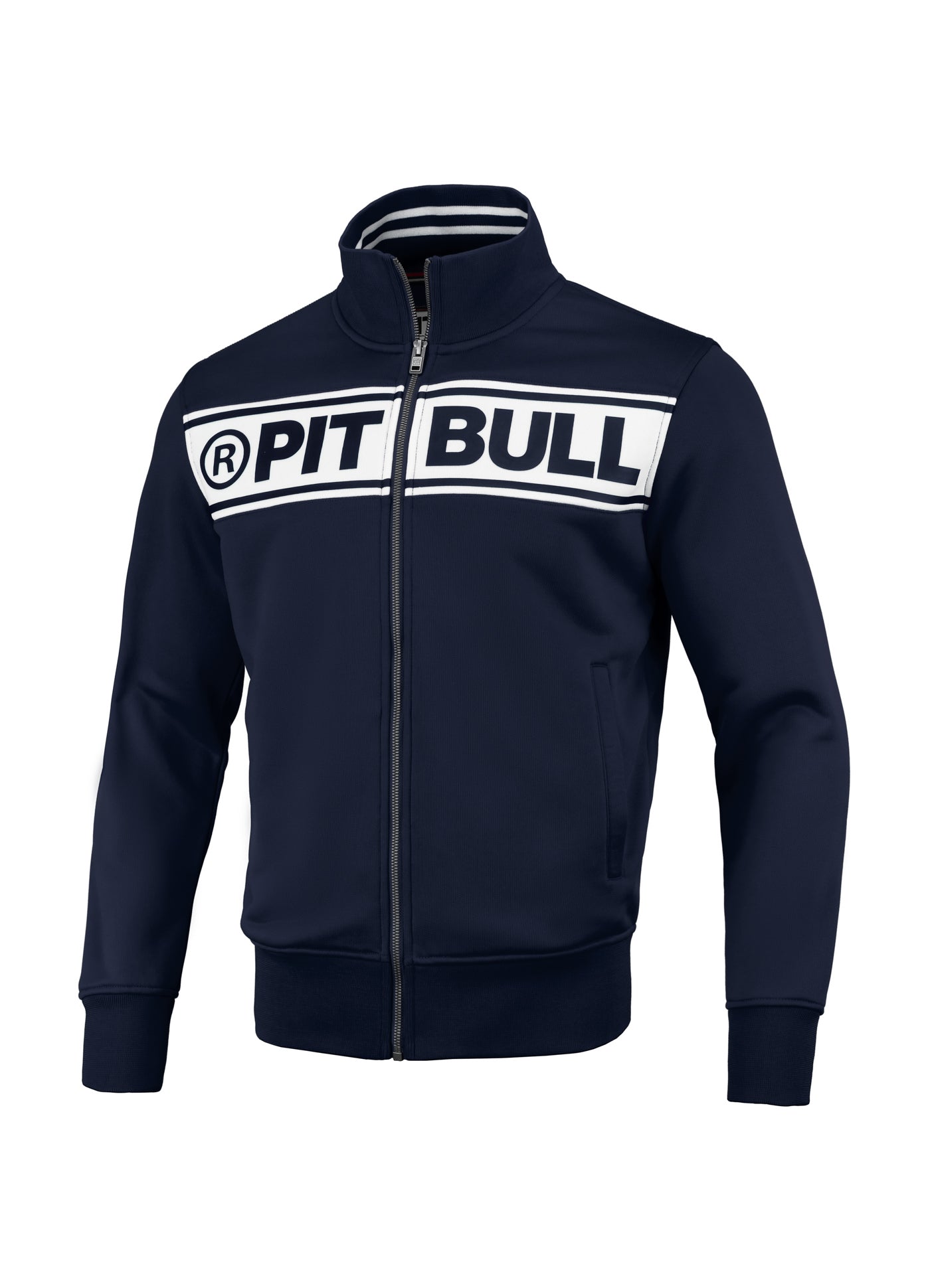 Pitbull OLDSCHOOL JACKET CHEST LOGO D.NAVY/OFF WHITE