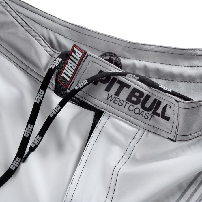 Pitbull GRAPPLING SHORTS 202 PLAYER ONE WHITE