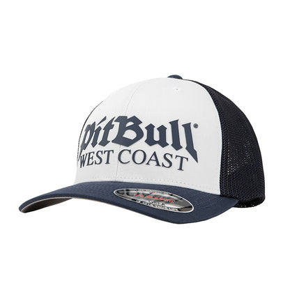 Pitbull MESH FULL CAP OLD LOGO WHITE/NAVY