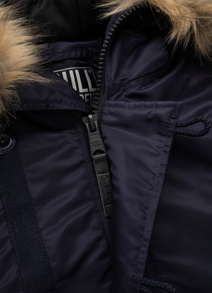 Pitbull FUR PARKA JACKET ALDER DARK NAVY